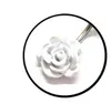 Cheap Boutique Ceramic Rose Shape Navel Belly Sexy Piercing Body Jewelry Piercing Septo Medical Steel 3 Colors Wholesale