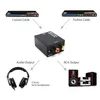 Digital till analog ljudomvandlare digital adapter optisk koaxial rca toslink signal till analog ljudomvandlare RCA