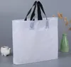 Custom logo printed plastic packing shopping bags with handle,customized garment/clothing/gift packaging bag SN1007