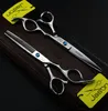 JASON HA03 6055 inch 62HRC hardness 6CR stainless steel 2 hair scissors kit with 2 comb hair scissors set7567303