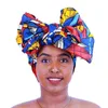 Nouveau foulard en tissu à la cire africaine foulard africain traditionnel Headtie foulard nigérian chapeaux dames Hijab Cap accessoires de cheveux