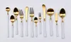 Jankng 1-bitars 304 Rostfritt Stål Servering Smörkniv Dessert Fork Western Bestick Porslin Set Kök Tillbehör