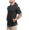 Diseñador de la marca-Mens Jogger Hoodie Camiseta de manga corta Nueva moda Algodón Casual Camisa para hombre para cremallera Pullover Chándal