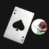 Apribottiglie per carta da poker, apribottiglie per carta di credito, personalizzato, divertente, in acciaio inossidabile