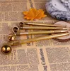 Metal pure copper telescopic Mini tobacco rod portable old rod metal pipe