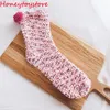Mulheres Bolo Meias Bolha Coral Cashmere Fabricantes Japonesa Menina Sock Caixa de Presente Hosiery