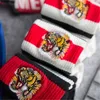 Designer Socks Tiger Embroideried Luxury Designer Brand Women Socks Tide Brand Breathable Sports Striped Cotton Socks