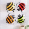 4 Colors Cute Suction Hook Tooth Brush Rack New Ladybug Cartoon Sucker Toothbrush Holder,Accessories Bathroom Suction Cup Tool