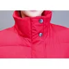 Qpudpk algodão acolchoado curto colete quente casaco mulheres 2018 nova moda zipper up casual fino inverno jaqueta elegante wasitcoat para senhora