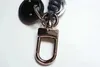 Fashionable key ring with knotted strap and leather top quality calf leather metal spring buckle with exquisite packaging gift2706