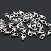 Silver Plated Metal Clasps Jewerly Making Tool Jewellery accessories Jewelry Part DIY Craft 10mm 16mm 200pieces/Lot