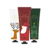 Nieuwe aankomst handcrème set vochtinbrengende lotion 3 stks / set hand scrub voedende handlotion zorg set 30ml