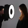 LightDow 45cm opvouwbare ringsnelheidsliet flits diffuser macro shoot round softbox voor canon nikon sony pentax godox speedlight8310379