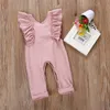 2018 Boutique Baby Ubrania Dzieci Dziewczynek Ruffles Kombinezon Kombinezony Little Girls Odzież Odzież Odzież Odzież Odzież dziewcząt