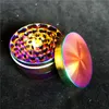 63mm Rainbow Stor örtslipare 3 lager Tobaksslipare billig Big Cali Crusher Grinder Diamond Herb Grinder för ZX4264194