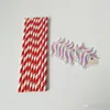 Cartoon Unicorn Series Paper Drinking Straws Creative Design Cocktail Juice Stripe Straw For Party Decorative Supplies 1 7tt ff