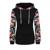 2017 nieuwe winter herfst mode vrouwen bloemen print herfst lente jumper vrouwen lange mouw top hoodies sweatshirts met capuchon bovenkleding