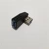 90 Degree Right Angle Direction USB 3.0 Type A Male to Female m/f Adapter Connector