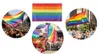 Rainbow Flags and Banners 3x5ft 90x150cm lesbisk gay stolthet hbt flagga polyester färgglad regnbågsflagga för dekoration b890