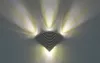 1pcs AC85-265V 4W LED Sconce Modern Aluminum Wall Lamp Indoor Decoration LED Wall Light Fan-shaped for KTV Fixture Porch