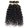 페루 9A 인간의 머리카락 확장 3 번들 물결 모양의 밍크 버진 헤어 Wefts 3Pcs / lot Naturalc 색상 8-30inch 물 짜기