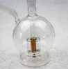 Vetro Dab Rigs Bruciatore a olio Mini Narghilè Pipa da fumo Bong Artigianale a mano Arte Shisha Forma rotonda Commercio all'ingrosso