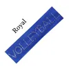 2018 Strass „Volleyball“ 5,1 cm Baumwoll-Stretch-Stirnbänder, Kristall-Cheerleading, elastisches Schweiß-Haarband, Haar-Accessoire, 7 Farben