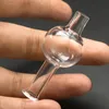 喫煙アクセサリーの透明なボールの炭素キャップ25mmのクォーツバンガーネイルガラス骨DABリグ