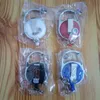 Retractable Pull Key Ring ID Badge Lanyard Name Tag Card Holder Recoil Reel Belt Clip Metal Housing Plastic Covers