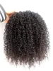 Peruaanse menselijke haaruitbreidingen 9 stuks met 18 clips clip in producten donkerbruine natuurlijke zwarte kleur afro kinky curl4023122