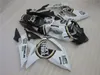 kit 100% Injecção preto branco Alstare Corona carenagem para a Suzuki GSXR 2006 2007 600 750 K6 GSXR600 GSXR750 06 07 carroçaria VF00