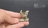 Copper Cock Pendant Pendant Brass Zodiac Chicken Keychain Copper Ornament Mobile Phone Bag Hanging Brass Chicken Small Pendulum
