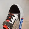 Baby skor barn sneaker grossist nyaste vår höst vamp läder patchwort vingar för pojkar tjejer skor söta barn fritid skor