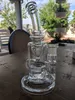 8 Polegada Klein vidro Bong Klein Plataformas Petrolífera vortex Dab Rigs Reciclador De Vidro Tubulação de água conjunta tamanho 14.4mm bola plataformas semente da vida cópia perc bong