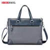 2017 NEW Men's PU leather Briefcase Fashion briefase for Man Quality Designer Bag for A4 Documents Male Tote Set Bag
