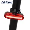 Bicycle Rear Light COB Highlight Beads USB Rechargeable 600mah Li battery Safety Warning Cycling tail light Waterproof taillight635413106