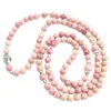 SN1380 Fashion Women's Bracelet Yoga 108 Mala Balans Bracelet 6 mm Rhodonite Stone sieraden Trendy Boeddha Head Necklace207H