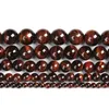 8mm fabrieksprijs natuursteen rode tijgeroog Agat ronde losse kralen 16 "Strand 4 6 8 10 12 mm pick maat voor sieraden
