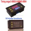 Freessipping DC 12v Cycle Timer Time Time Interrupteur Digital Dual Affichage Relay Module 0-999 HR / Min / Sec