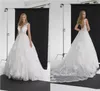 2019 dernières robes de mariée une ligne sexy dos nu appliques robe de mariée en dentelle blanche balayage train sur mesure plus la taille plage robes de mariée