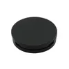 Matte Black Empty Blusher Round Eyeshadow Case Lipstick Pressed Container Cosmetic Powder Compact Packing Box F455