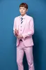 Men Plus Size 5XL Colorful Three-Piece Suits Fashion Casual Wedding Green Violet Yellow Pink Royal Blue Red Beige Tuxedo