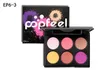 POPFEEL Palette di ombretti opachi a 6 colori Nake Makeup Eye Shadow Lunga durata Facile da indossare Maquiagem