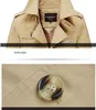 2018 Ny designer Windbreaker Mäns Long Windbreaker Jacket Stor storlek Mäns Windbreaker Mäns Ytterkläder Coats Trench Coat