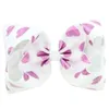 8 polegadas Jojo Bow Grosgrain Grosgrain fita de cabelo bebê menina acessórios com clipe boutique cabelo arcos