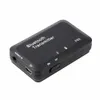 Freeshipping mini Trådlös Bluetooth-ljudmusiksändare mottagare för headset Smart TV MP3 dongle adapter svart