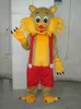 2018 Discount factory sale yellow lucky cat doll Fancy Dress Cartoon Adult Animal Mascot Costume free shipping