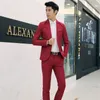 Explosion fashion suit two sets of multicolor men039s Korean version of Slim casual suit sets men039s clothing Multicolor s8211826