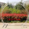 Wedding props iron arch background wall decoration truss arch frame round flower gate cherry blossom flowergate