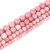 8mm Toptan Doğal Rhodochrosite Taş Boncuk Gevşek Spacer Boncuk Takı Yapımı Için 15 '' DIY Braceletnecklace 4/6/8/10 / 10mm